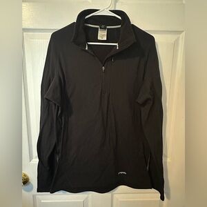 Patagonia Mens Half-Zip Capilene Base Layer Long Sleeve Black